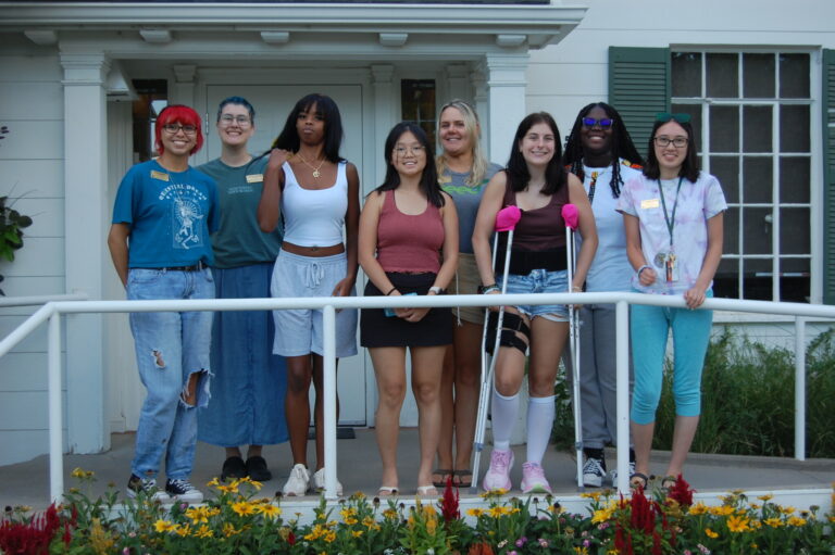 Fall 2024 Peer Educators posing for picture.